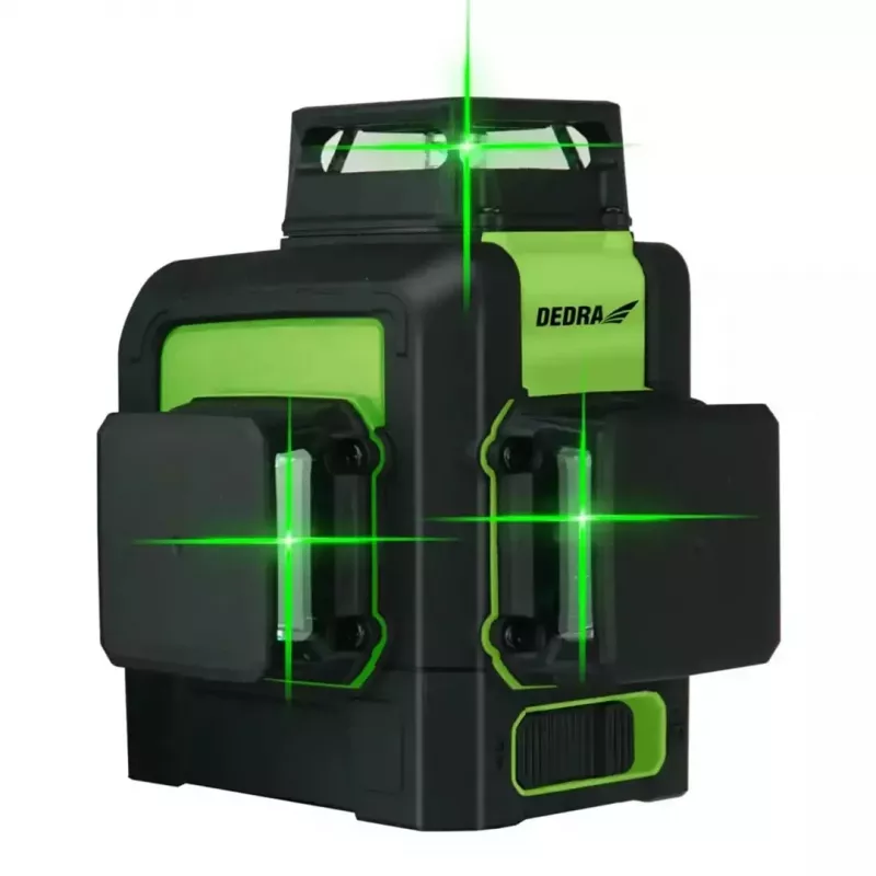 Lasernivelleerapparaat Dedra MC0904 groen — 30 m bereik, groene straal, compact ontwerp