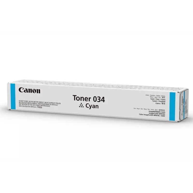 Canon 034 tonerpatroon 1 stuk origineel cyaan