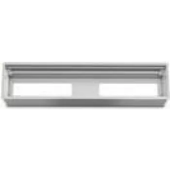 Kindermann 7449000200 Modulepaneel voor 4 platen, leeg, inbouwframe voor tafelaansluitpaneel, aluminium