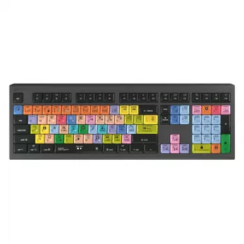 Toetsenbord Logickeyboard LKB-LOGXP2-A2M-UK universeel USB QWERTY UK Engels zwart