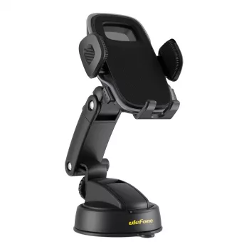 Auto-smartphone- en tablethouder UleFone Armor Mount UAN15, verstelbare houder voor dashboard of voorruit