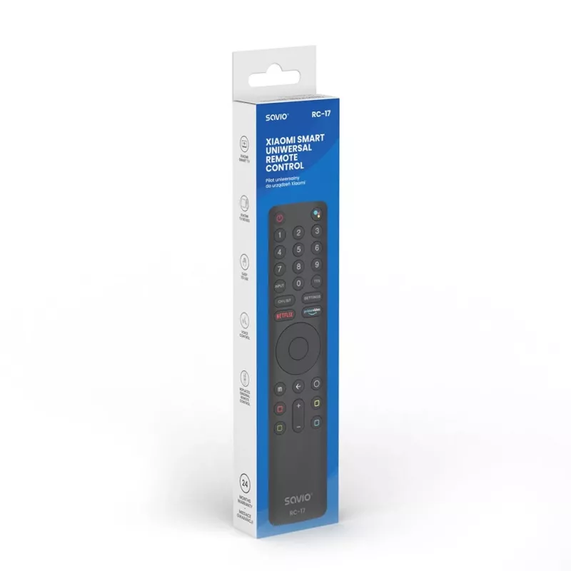 SAVIO RC-17 universele / vervangende afstandsbediening voor Xiaomi Smart TV