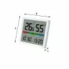 Manta MTO001W thermometer hygrometer met klok, wit