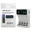Acculader QOLTEC 50848 voor NiMH AAA (R03) en AA (R6) cellen met LCD-display