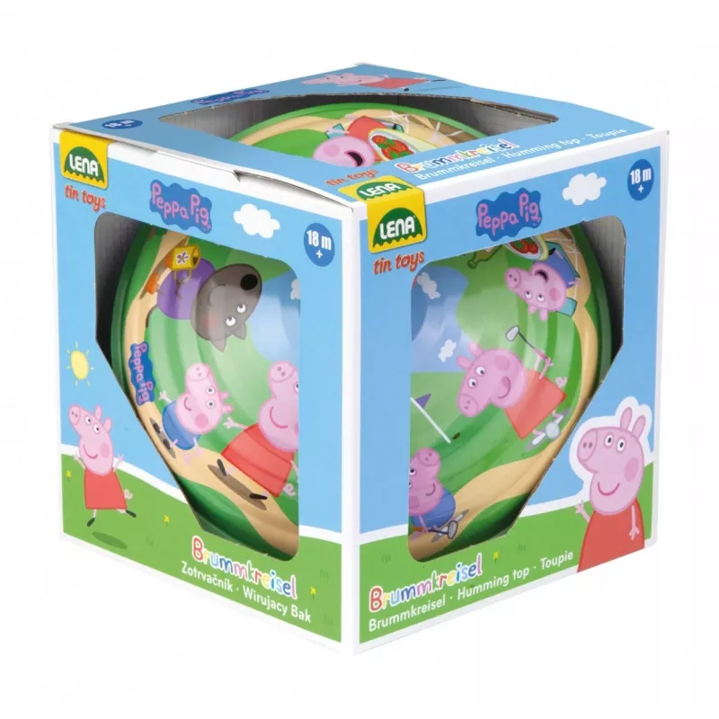 Draaitol 19 cm Peppa Pig in doos