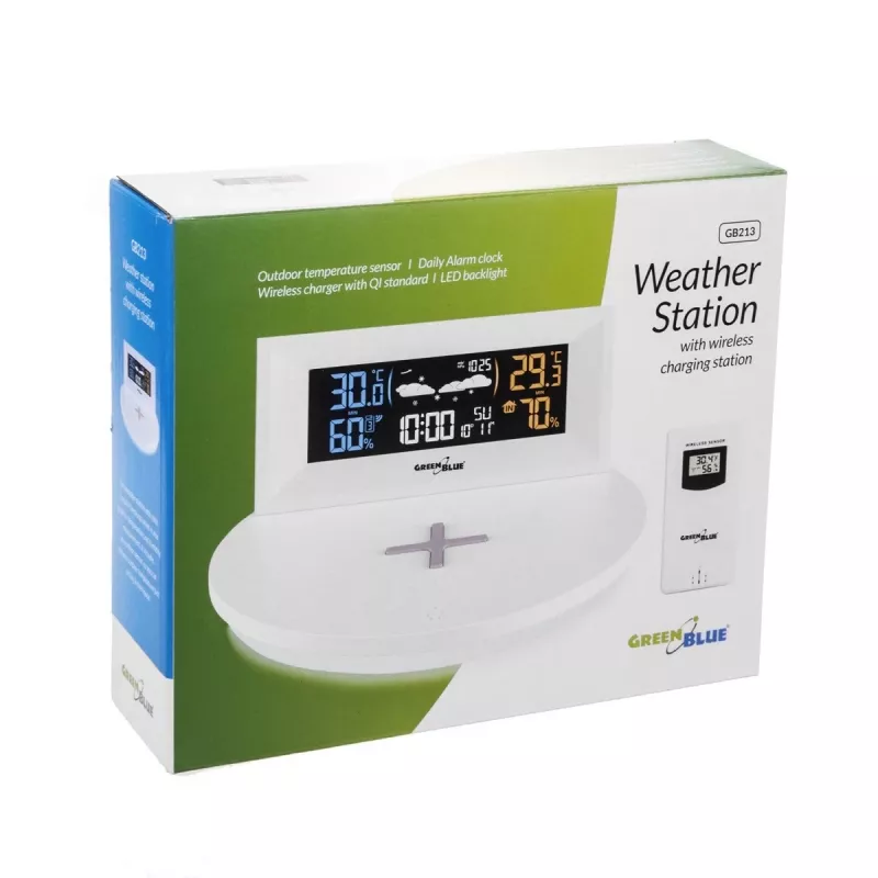 Draadloos weerstation met Qi GB213