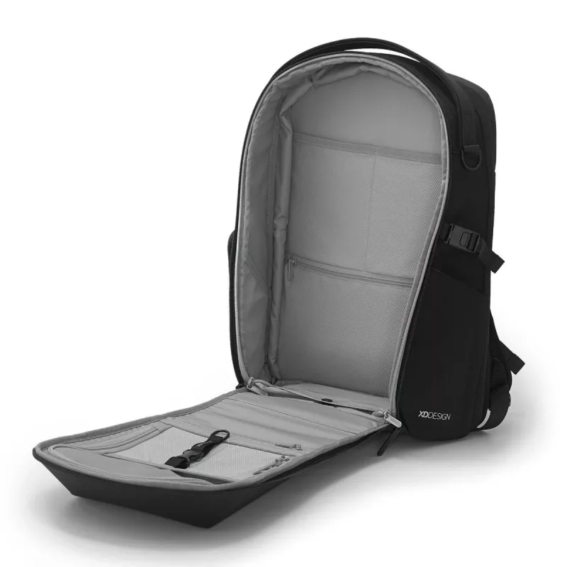 Rugzak XDDESIGN Bizz zwart — waterafstotend, licht, model P705.931