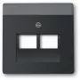 BUSCH JAEGER 1710-0-3911 - zwart - conventioneel - elk merk - 63 mm - 63 mm - 1 stuk(s)