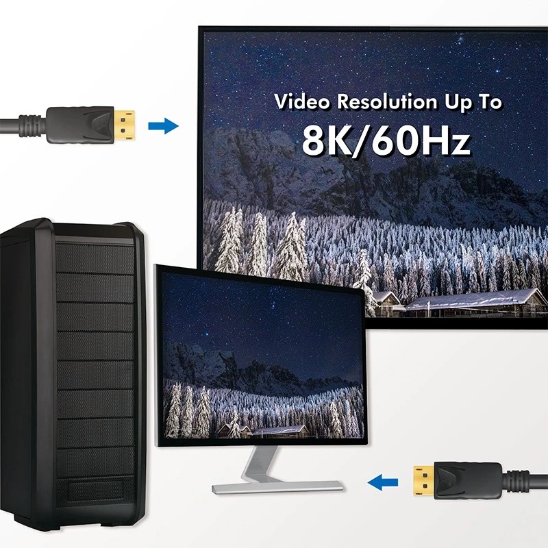 DisplayPort-kabel LogiLink CV0139 5 m zwart