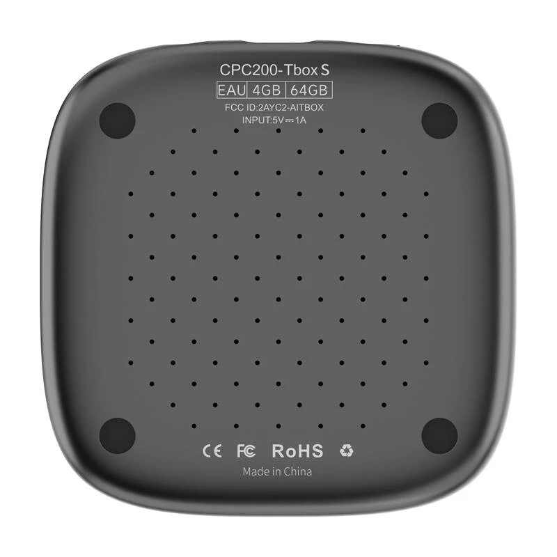 Draadloze adapter Carlinkit CPC200-Tbox S voor draadloze Apple CarPlay- en Android Auto-verbinding