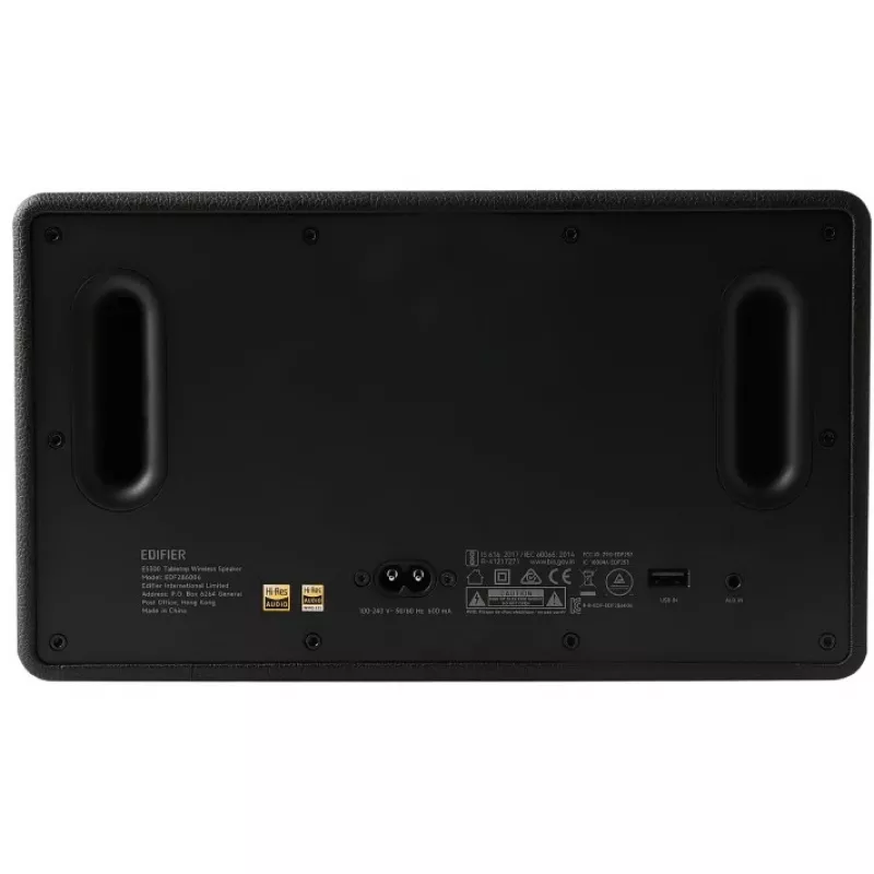 Partyluidspreker Edifier ES300 zwart – 2-weg, 60 W RMS, Bluetooth LDAC/SBC, USB-A, draaiknop