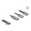 DeLOCK 64303 USB 3.2 Gen 1 Type-C Hub 5000 Mbit/s Grijs