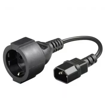 Microconnect PE130075 stroomkabel zwart 0,23 m C14-koppeling