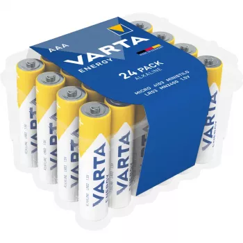 Wegwerpbatterij Varta alkaline AAA 24-pack