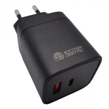 EXTRA DIGITAL GaN-oplader USB Type-C, USB Type-A: 45 W, PPS