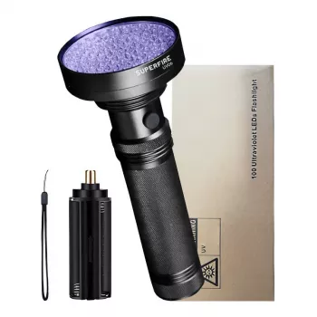 Zaklamp Superfire UV06 ultraviolet licht 395nm IP46 handlamp