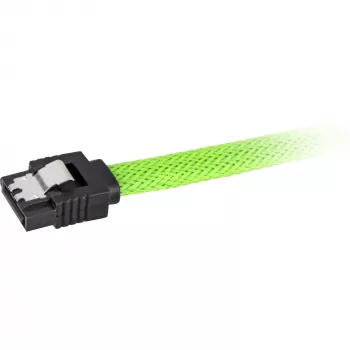 SATA-kabel Sharkoon SATA 3 0,45 m 7-polig zwart groen