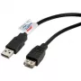 ROLINE USB 2.0-kabel, type A-A, ST/BU 0,8 m (11.02.8947)