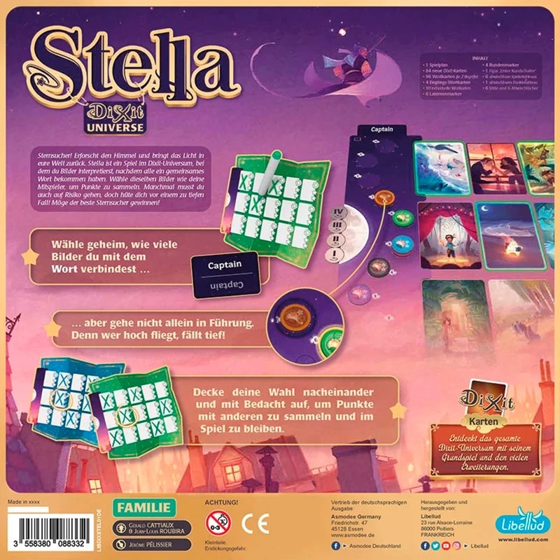Stella Dixit Universum familiespel