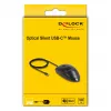 Muis DeLOCK 12114 USB Type-C optisch dubbelhandig