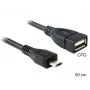 USB-kabel DeLOCK 50 cm Micro-USB B USB 2.0 A 83183
