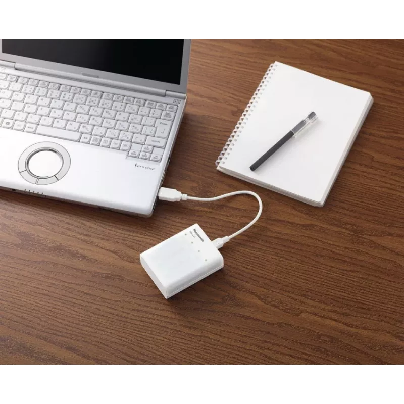 USB-lader PANASONIC Eneloop Smartplus BQ-CC87 + 4x AA 2000 mAh (K-KJ87MCD40USB)