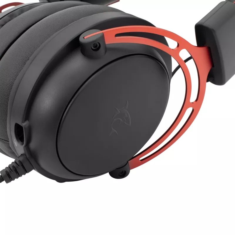 Koptelefoon White Shark GH-2341 Gorilla zwart/rood