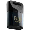 Silicon Power Jewel J06 SP064GBUF3J06V1D 64 GB USB-stick, USB 3.2 Gen 1 (USB 3.0), donkerblauw