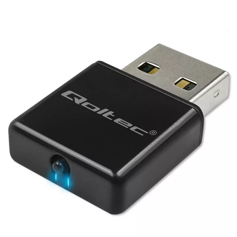 Wi-Fi-USB-adapter QOLTEC NANO 56986 — Mini-N, USB 2.0, 802.11n