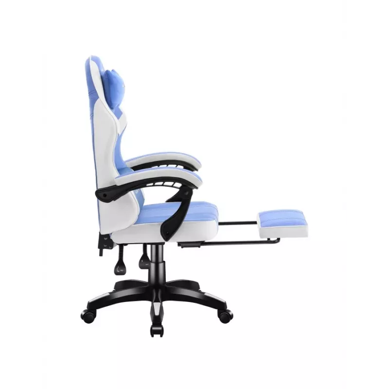 Gamingstoel huzaro Force 3.7 blauw — ergonomisch design, hoogteverstelbaar