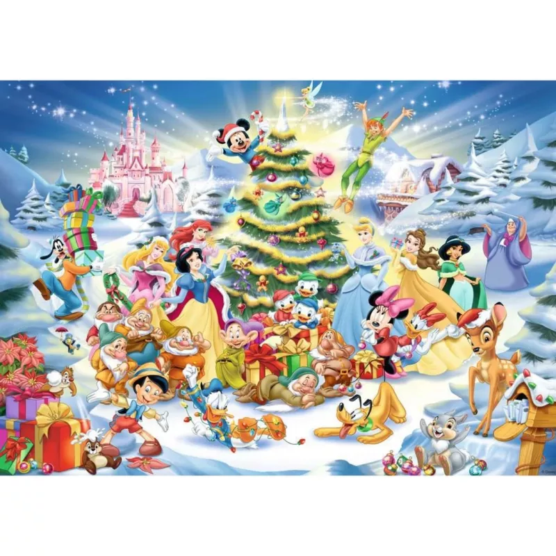 Puzzel Disneys Kerstmis (1000 stukjes)