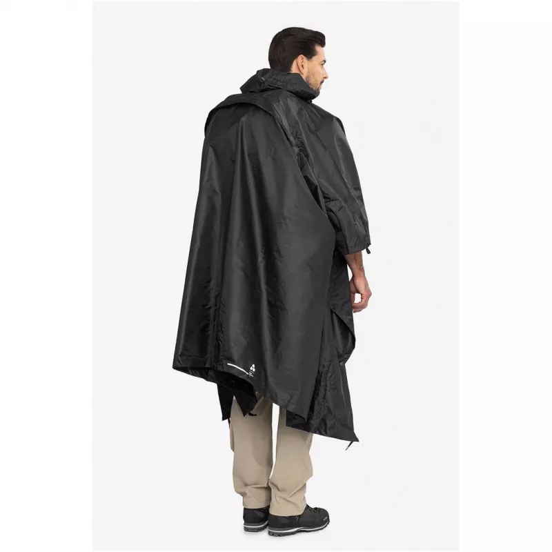 Volwassenen regenponcho VIKING Vesper rugzak zwart UNI