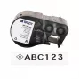 Brady M4C-1000-422 polyesteretiketten, zwart op wit, 25,4 mm x 7,62 m