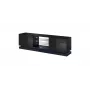 Cama TV-kast QIU 200 MDF zwart glanzend/zwart glanzend