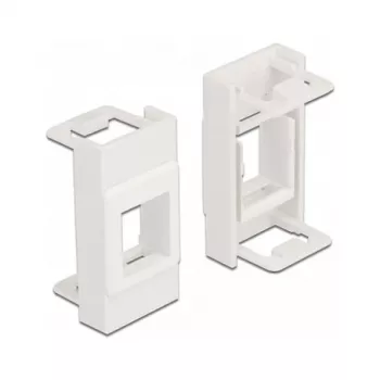 Keystone-houder DeLOCK Easy 45 module 22,5 x 45 mm wit
