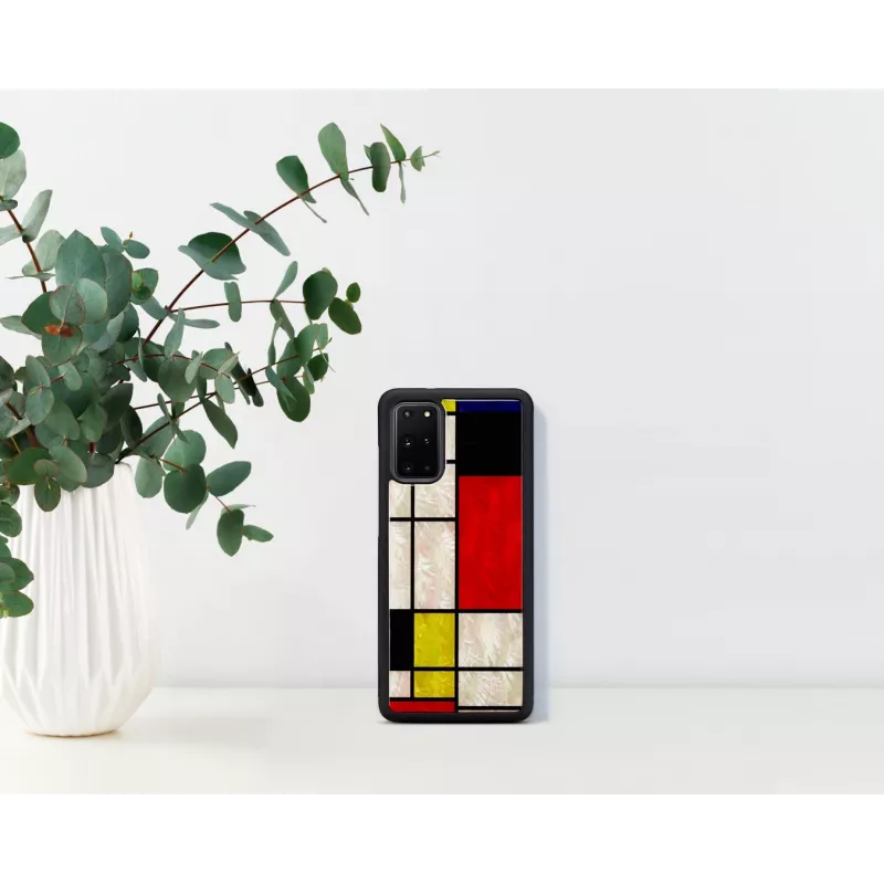 Hoes iKins voor Samsung Galaxy S20+ – zwart bedrukt design