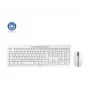 CHERRY Stream Desktop toetsenbord muis inbegrepen kantoor RF draadloos QWERTZ Duits wit