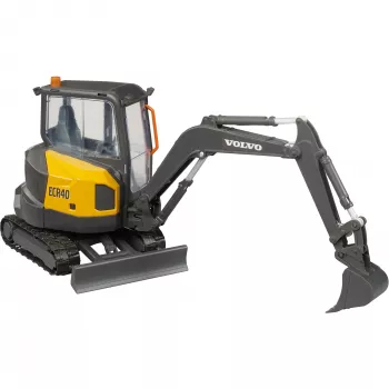 BRUDER modelvoertuig — Volvo ECR40 compactgraafmachine (speelgoed) van BRUDER, model 02465