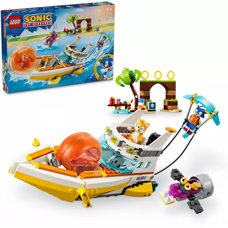 LEGO Sonic the Hedgehog Tails' Adventure Boat Toy Set 76997