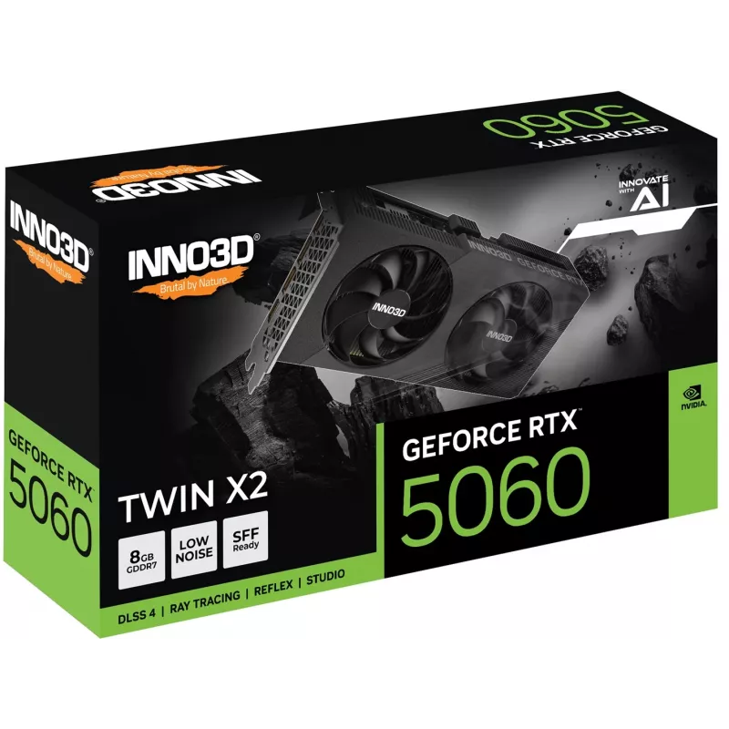 INNO3D GeForce RTX 5060 Twin X2 8GB GDDR7 grafische kaart