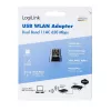 Draadloze USB WLAN-adapter, 11ac, 650 Mbit