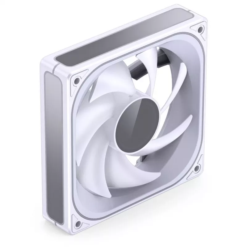 120mm PWM ARGB behuizingsventilator Jonsbo ZB-120 wit, model ZB-120W