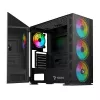 SAVIO pc-behuizing Raptor X1 ARGB glas/mesh zwart