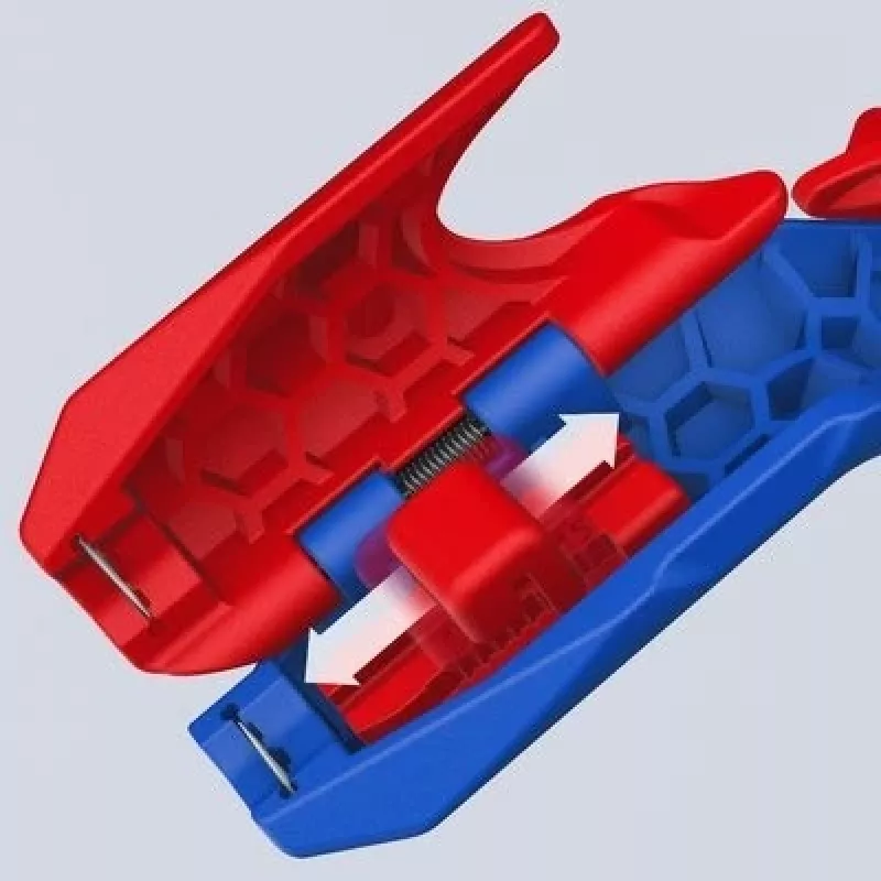 Striptang Knipex ErgoStrip PV 16 95 03 voor PV-kabels, verstelbare aanslag, ergonomische greep