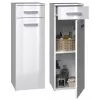Badkamer staande kast top e shop NEL V DS BIEL POŁ — vrijstaand, 3 legplanken, 300×300×850 mm, wit frame