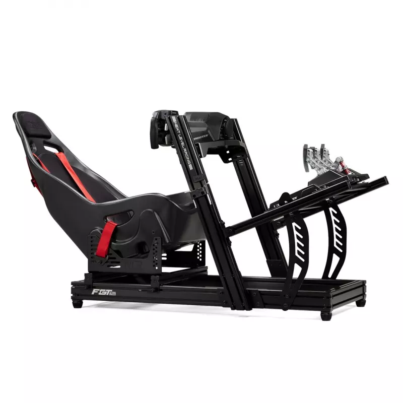 Racing cockpit Next Level Racing F-GT Elite Lite Wheelplate Edition verstelbare hoogte compatibel met Formule- en GT-opstellingen