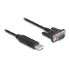 DeLOCK USB 2.0 naar serieel RS-232 adapter 50 cm FTDI zwart