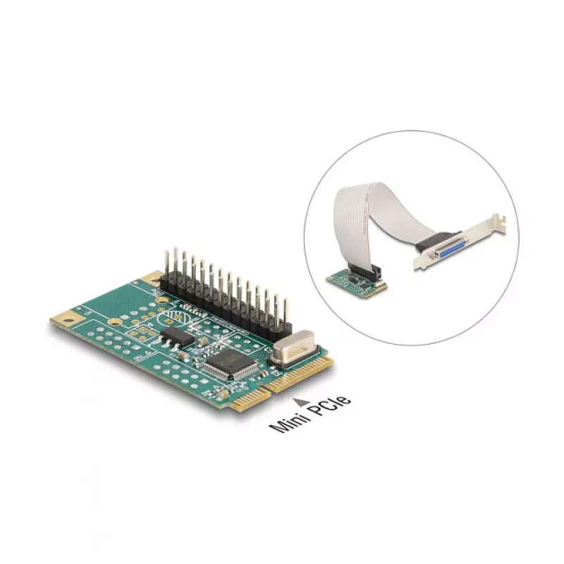 Interne paralleladapter DeLOCK 95275 Mini PCI Express groen