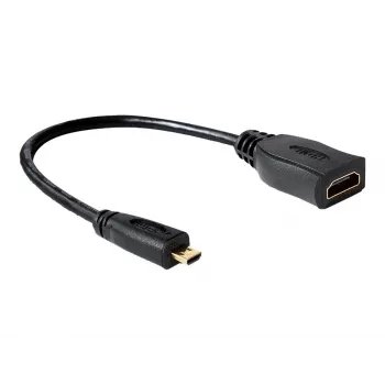 HDMI-kabel DeLOCK 65391 0,23m type A naar type D Zwart