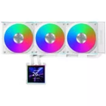 Vloeistof CPU-koeler Lian Li HydroShift II LCD-S 360mm AiO met RGB en LCD-display